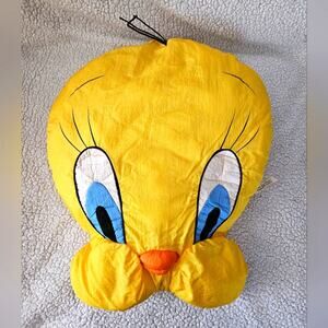 Warner Bros. Looney Tunes play by play yellow tweety bird pillow 1994‎